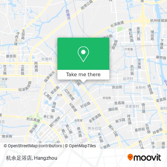 杭余足浴店 map