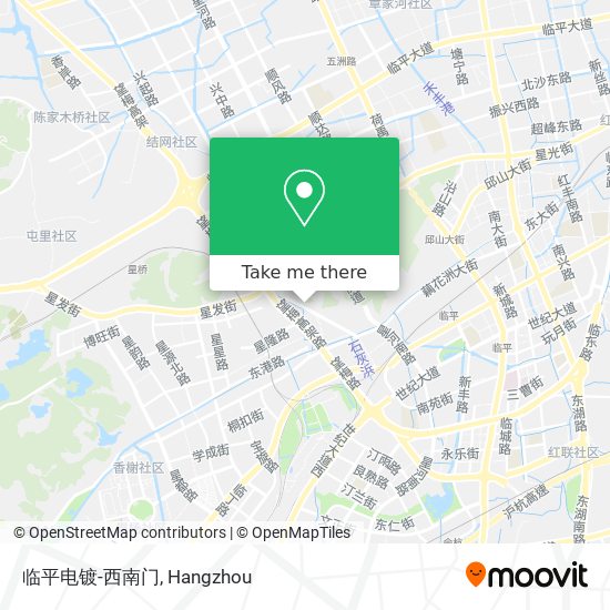 临平电镀-西南门 map