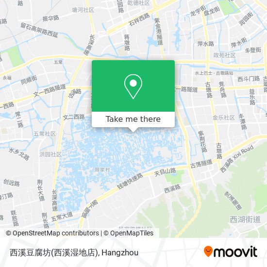 西溪豆腐坊(西溪湿地店) map