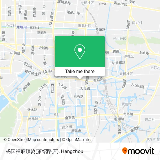 杨国福麻辣烫(萧绍路店) map