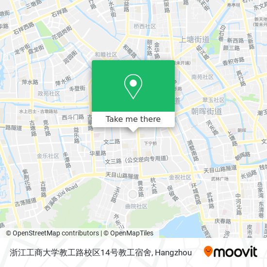 浙江工商大学教工路校区14号教工宿舍 map