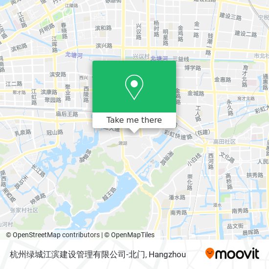 杭州绿城江滨建设管理有限公司-北门 map