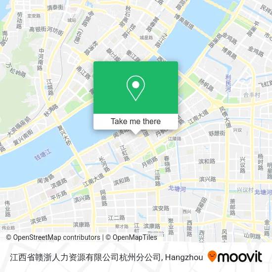 江西省赣浙人力资源有限公司杭州分公司 map