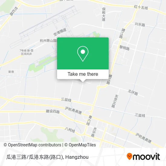 瓜港三路/瓜港东路(路口) map