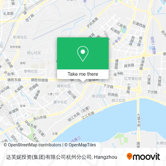 达芙妮投资(集团)有限公司杭州分公司 map