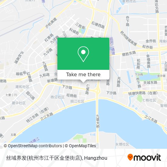 丝域养发(杭州市江干区金堡街店) map