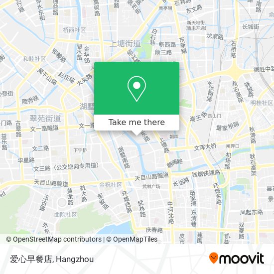 爱心早餐店 map