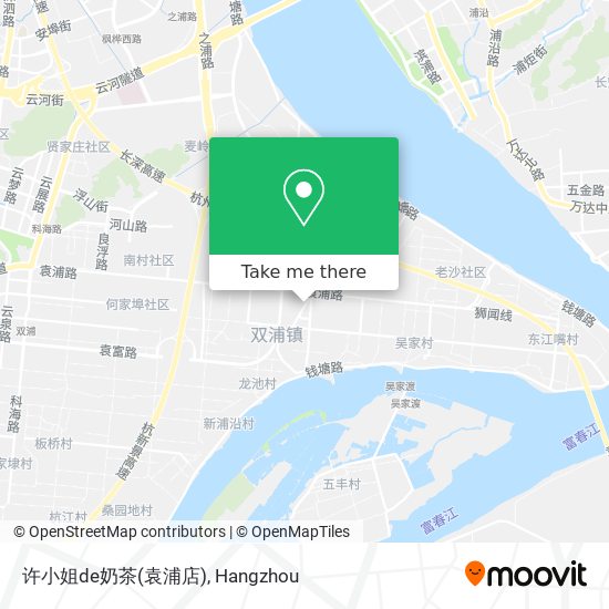 许小姐de奶茶(袁浦店) map