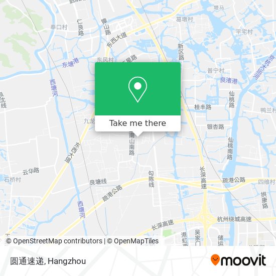 圆通速递 map