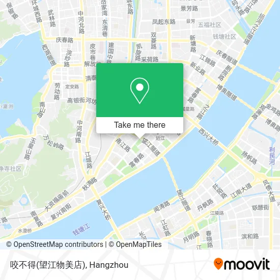 咬不得(望江物美店) map