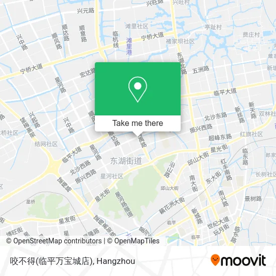 咬不得(临平万宝城店) map