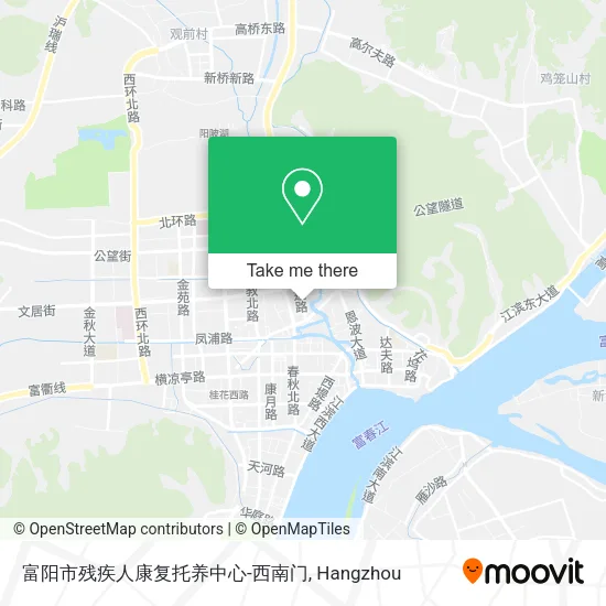 富阳市残疾人康复托养中心-西南门 map