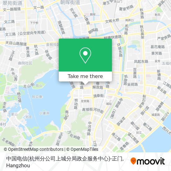 中国电信(杭州分公司上城分局政企服务中心)-正门 map
