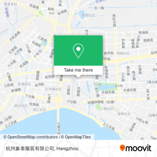 杭州象泰服装有限公司 map