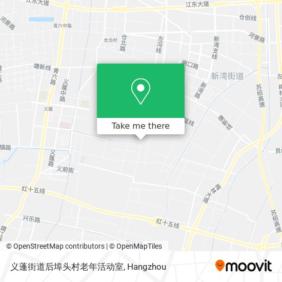 义蓬街道后埠头村老年活动室 map