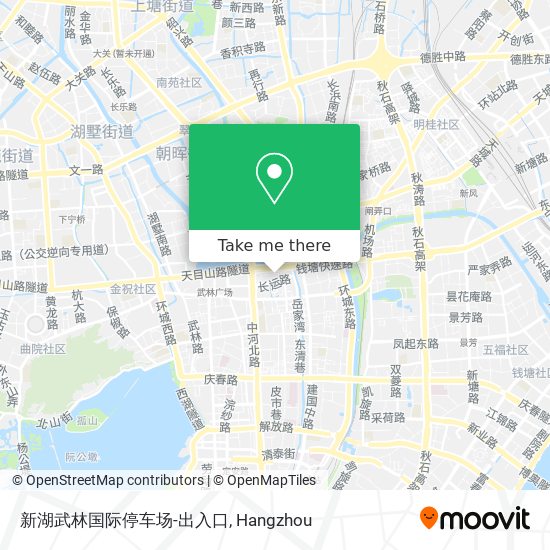 新湖武林国际停车场-出入口 map
