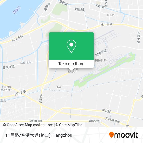 11号路/空港大道(路口) map