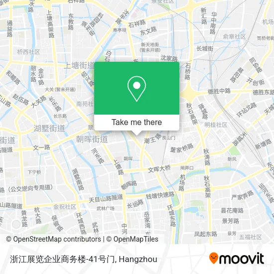 浙江展览企业商务楼-41号门 map