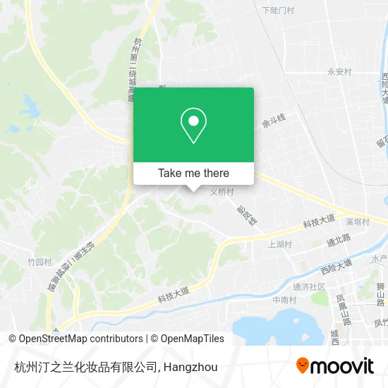 杭州汀之兰化妆品有限公司 map