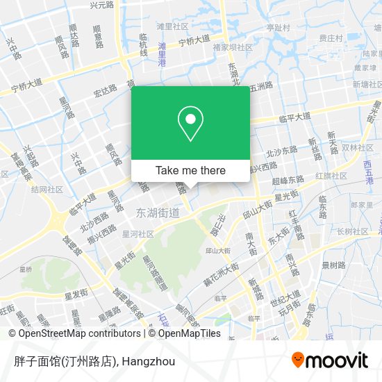 胖子面馆(汀州路店) map
