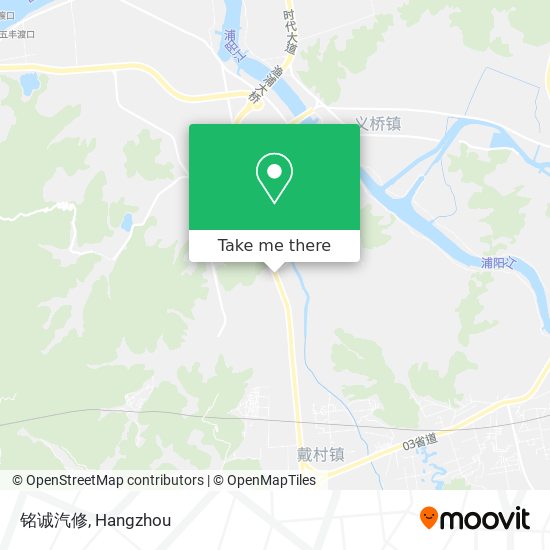 铭诚汽修 map