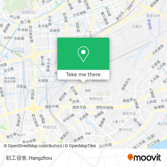职工宿舍 map