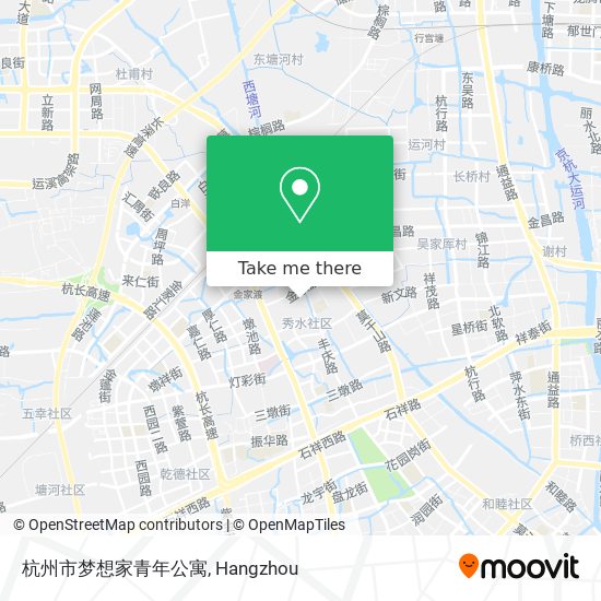 杭州市梦想家青年公寓 map