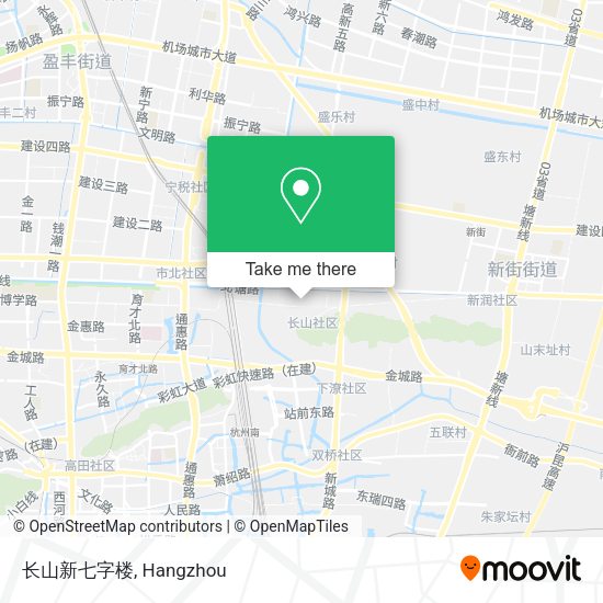 长山新七字楼 map