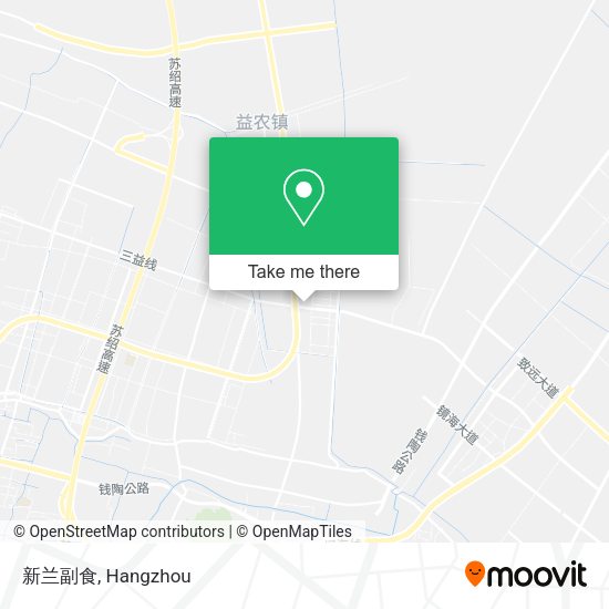 新兰副食 map
