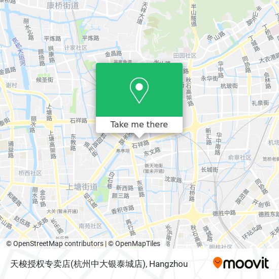 天梭授权专卖店(杭州中大银泰城店) map