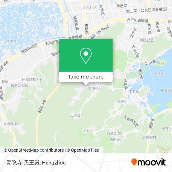 灵隐寺-天王殿 map
