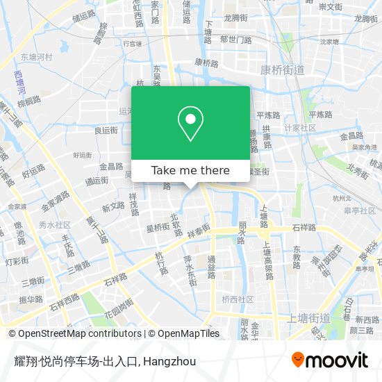 耀翔·悦尚停车场-出入口 map