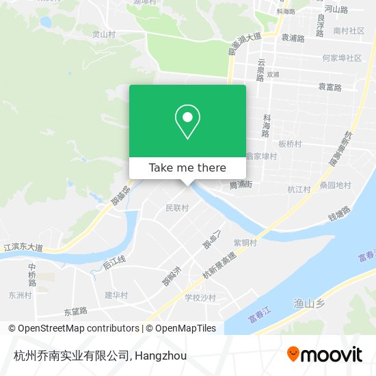 杭州乔南实业有限公司 map