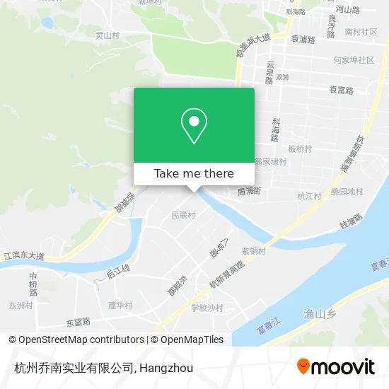 杭州乔南实业有限公司 map
