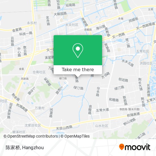 陈家桥 map