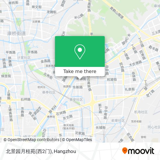 北景园月桂苑(西2门) map