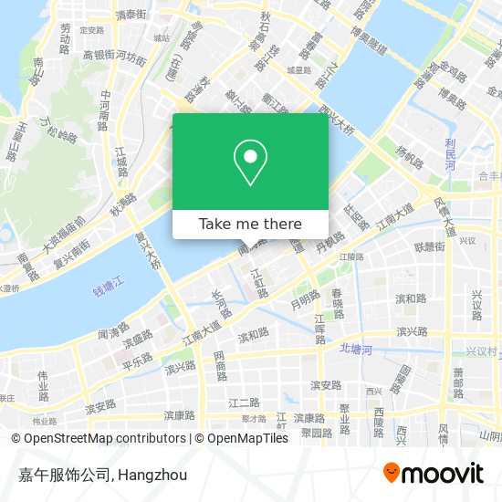 嘉午服饰公司 map
