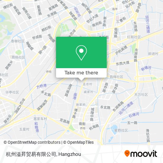 杭州溢昇贸易有限公司 map