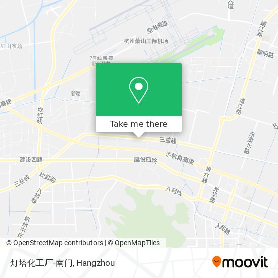 灯塔化工厂-南门 map