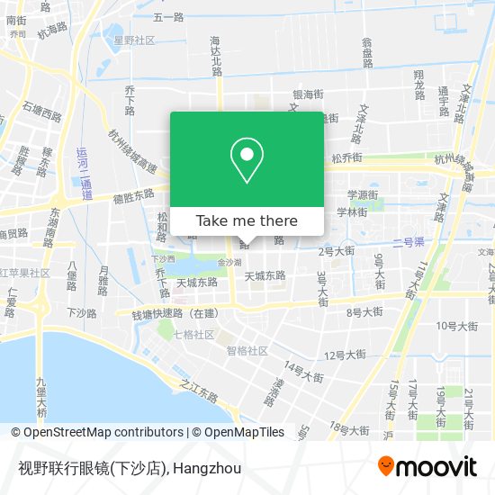 视野联行眼镜(下沙店) map