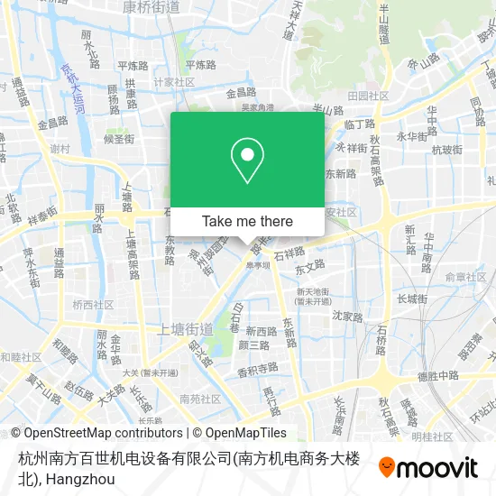 杭州南方百世机电设备有限公司(南方机电商务大楼北) map