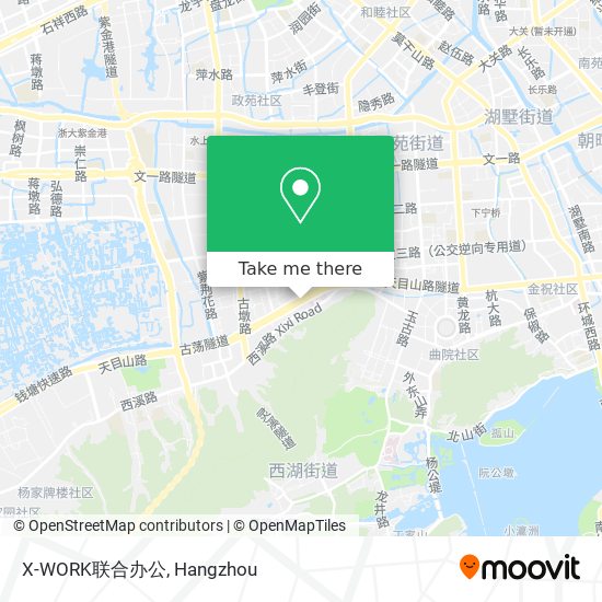 X-WORK联合办公 map