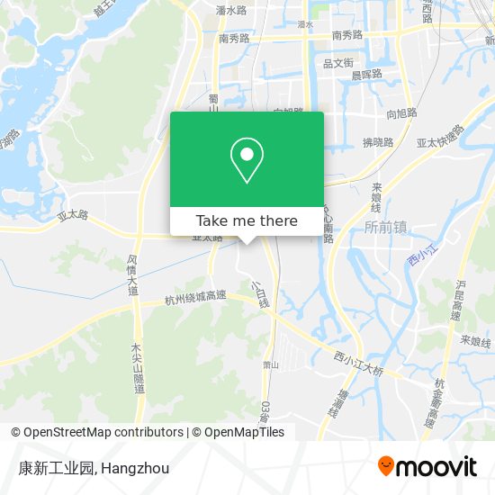 康新工业园 map