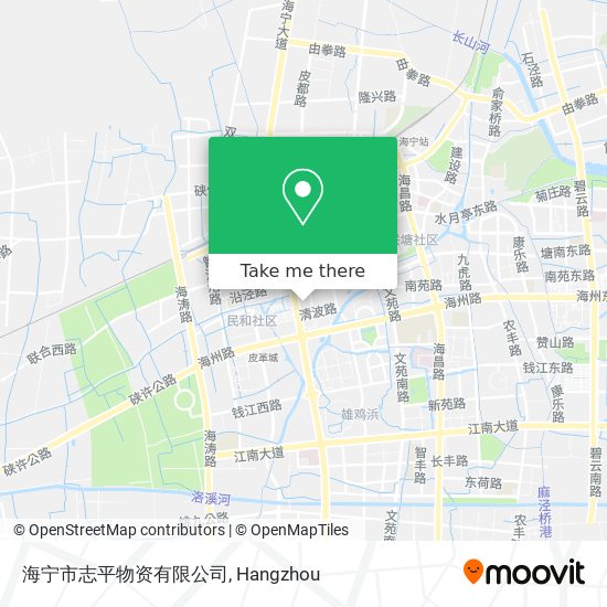 海宁市志平物资有限公司 map