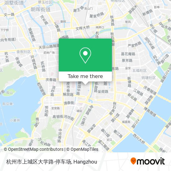 杭州市上城区大学路-停车场 map