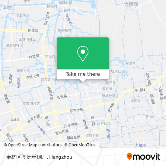 余杭区闯洲丝绸厂 map