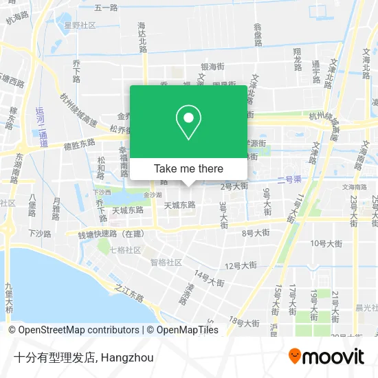 十分有型理发店 map