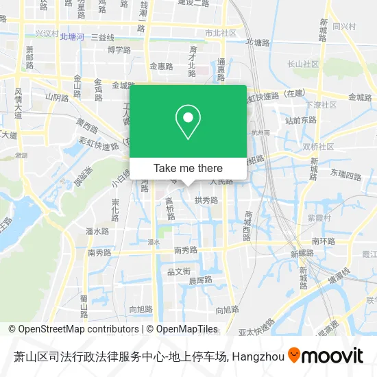 萧山区司法行政法律服务中心-地上停车场 map