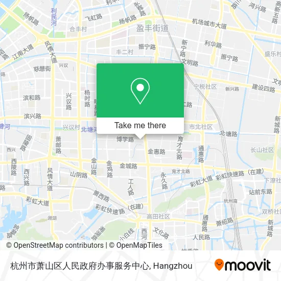 杭州市萧山区人民政府办事服务中心 map