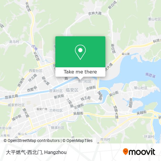 大平燃气-西北门 map